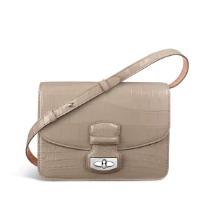 Wiltshire Shoulder Handbag in Crocodile