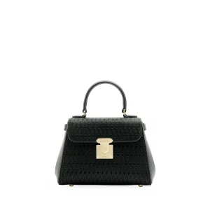 167 Mini Handbag in Signature A Patterned Leather