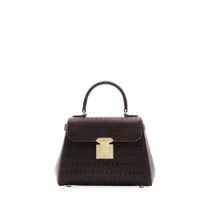 167 Mini Handbag in Signature A Patterned Leather