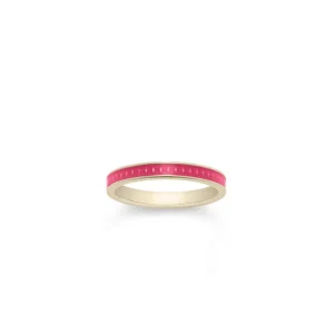 167 Enamel Ring in 18ct Yellow Gold